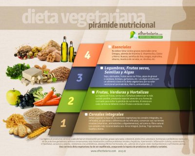 Piramide nutricional vegetariana